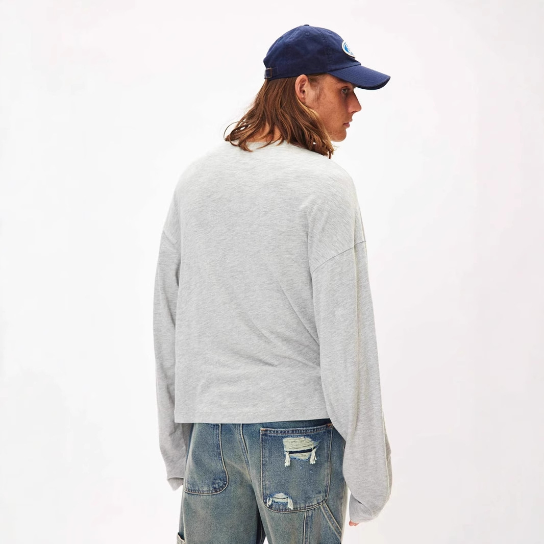 Fashionable Women's Round Neck Comfortable Casual Versatile Comfortable Trendy Shirt Long Sleeve Top